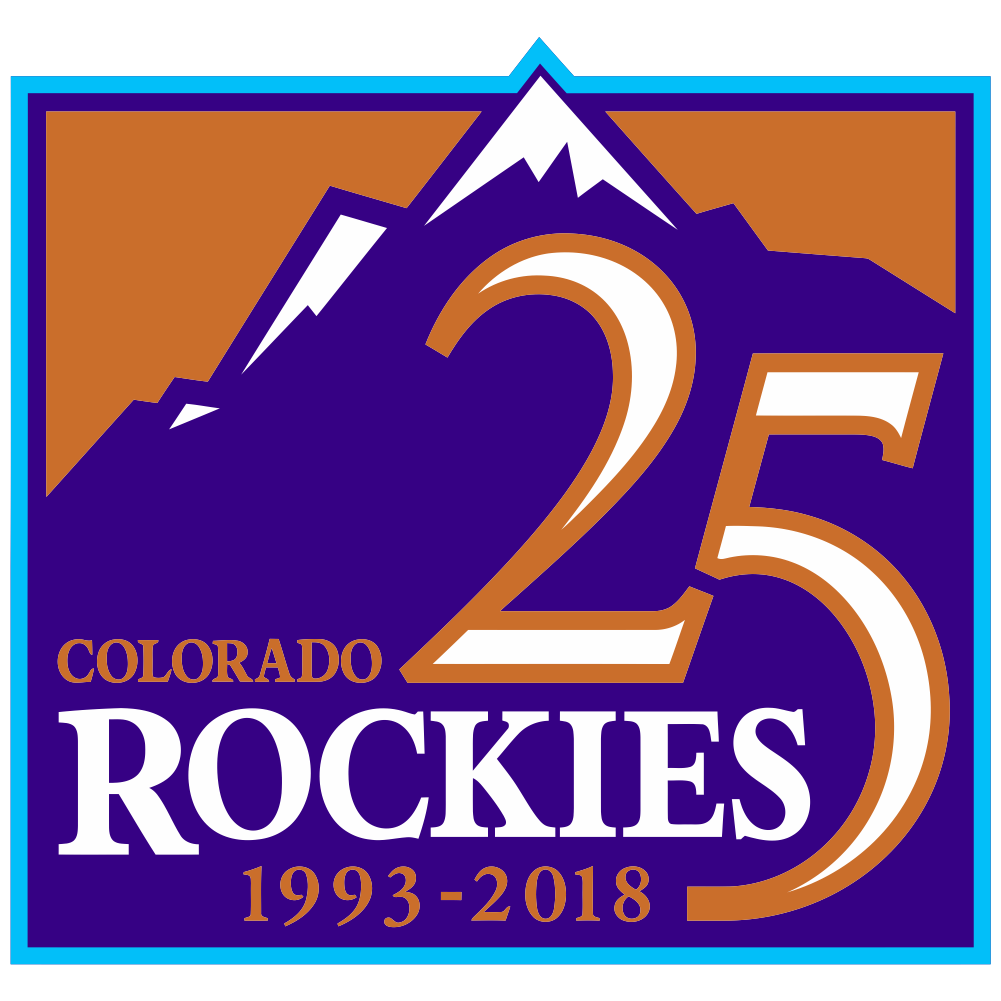 Colorado Rockies 2018 Anniversary Logo v2 iron on transfers for clothing